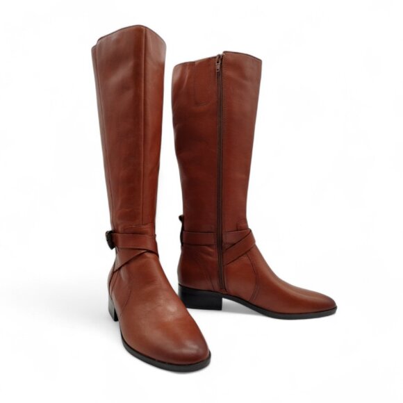 Naturalizer Women's Size 8.5 Rena Ciderspice Wide Calf Knee High Riding Boot - Picture 11 of 16